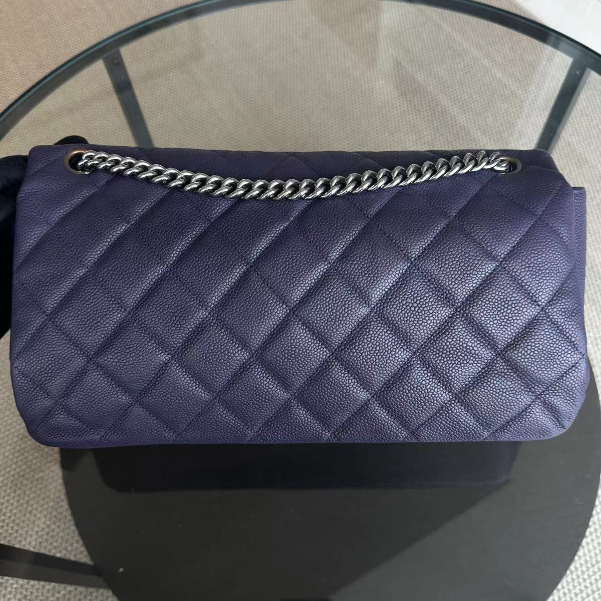 Caviar Quilted Jumbo Matelasse Seasonal Flap Quilted Calfskin SHW No 16