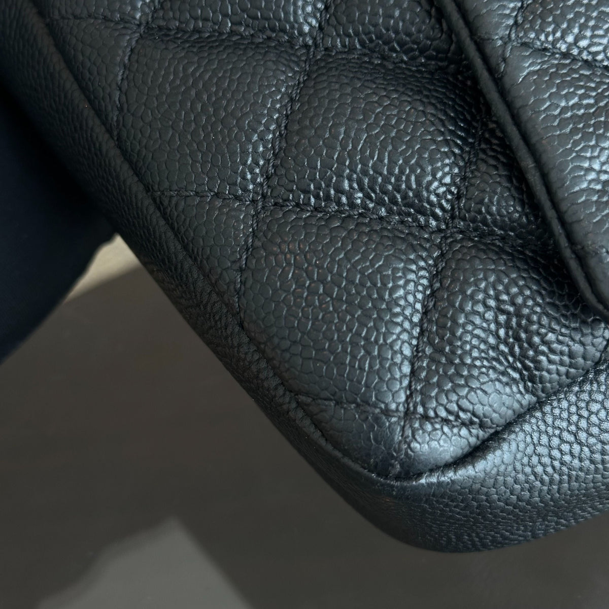 Chanel Seasonal Flap - Zip Around Caviar Quilted Black Silver Hardware Series 17