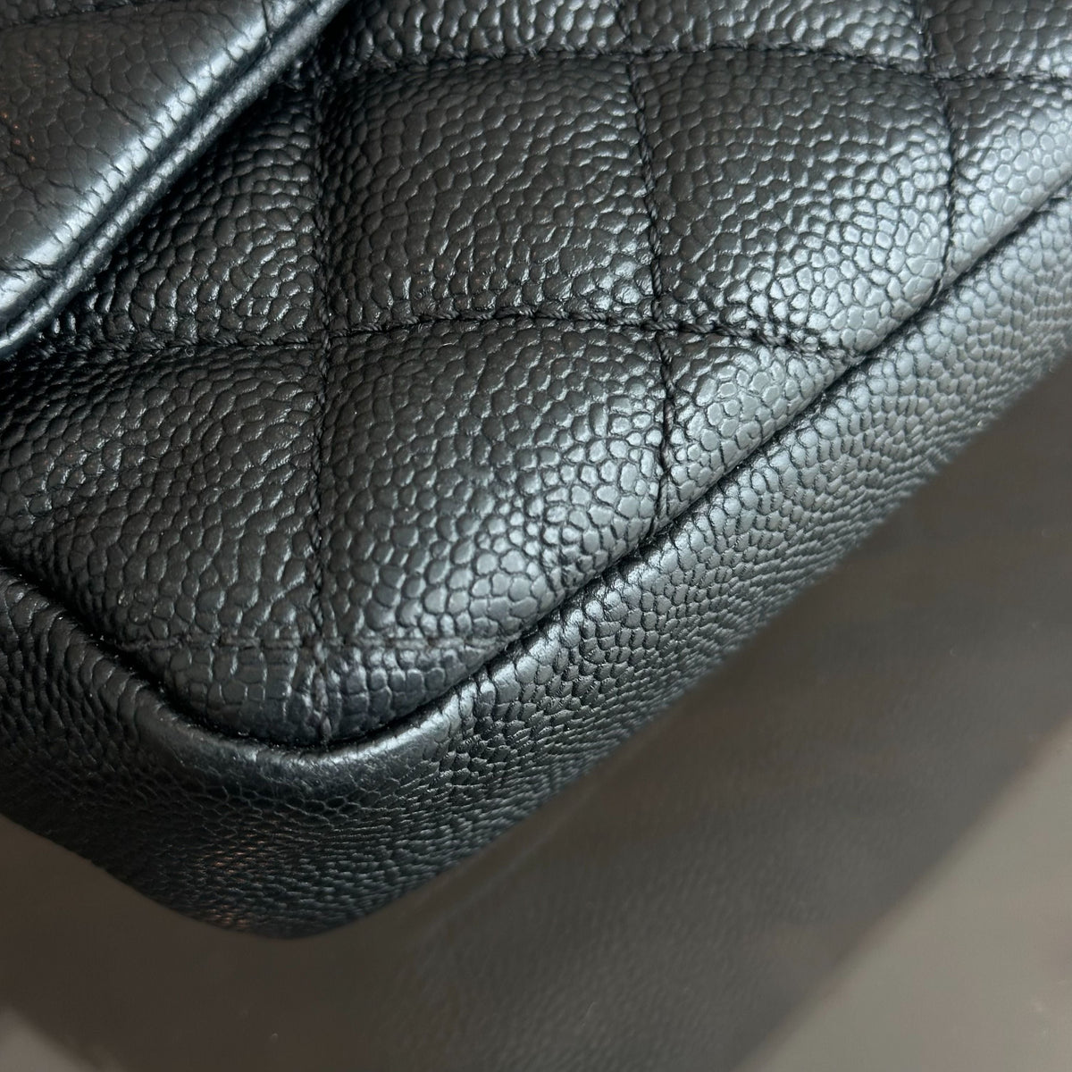Chanel Seasonal Flap - Zip Around Caviar Quilted Black Silver Hardware Series 17