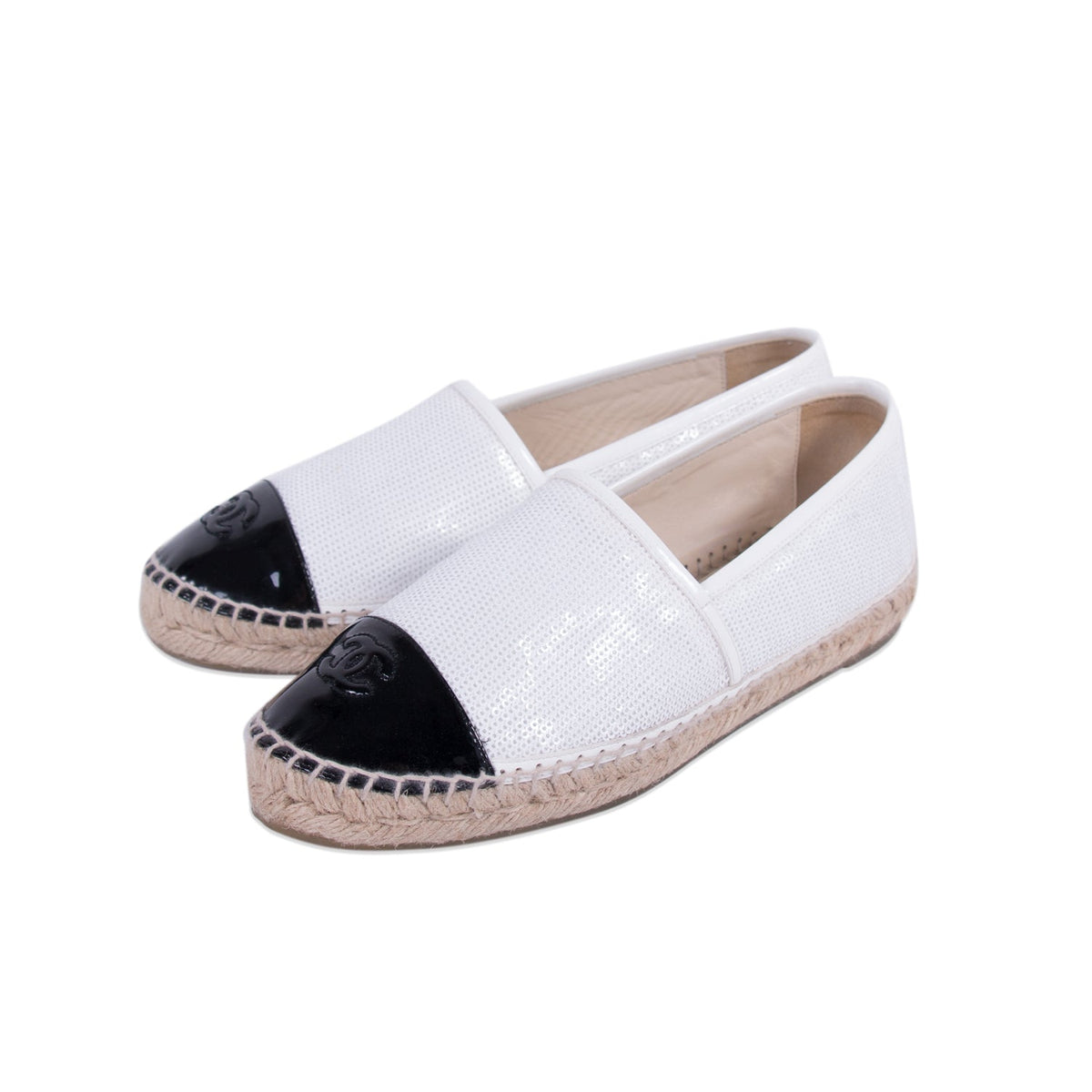 Chanel Sequin CC Espadrilles