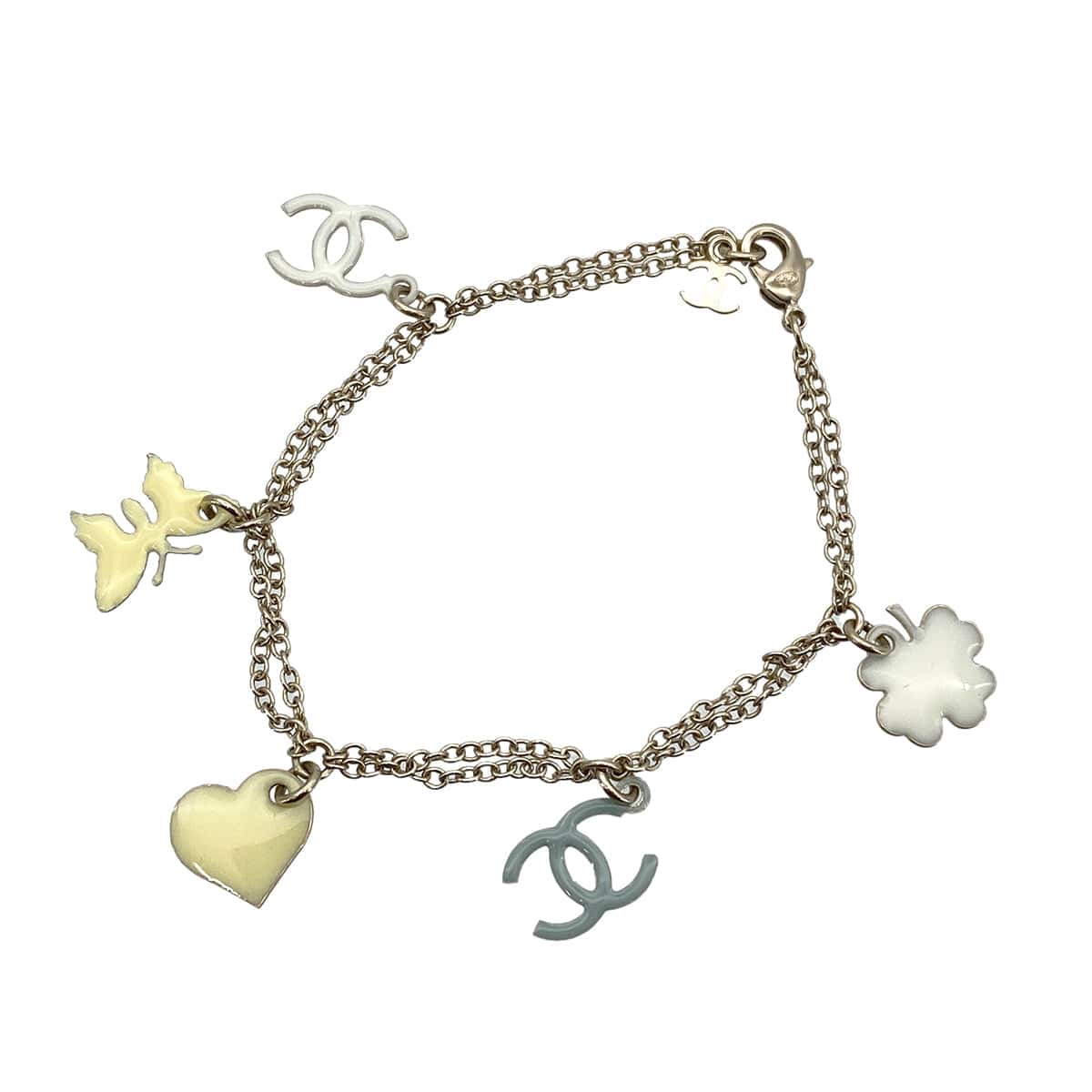 CHANEL BRACELET COCOMARK HEART CHARM ACCESSORY 08P 90259619