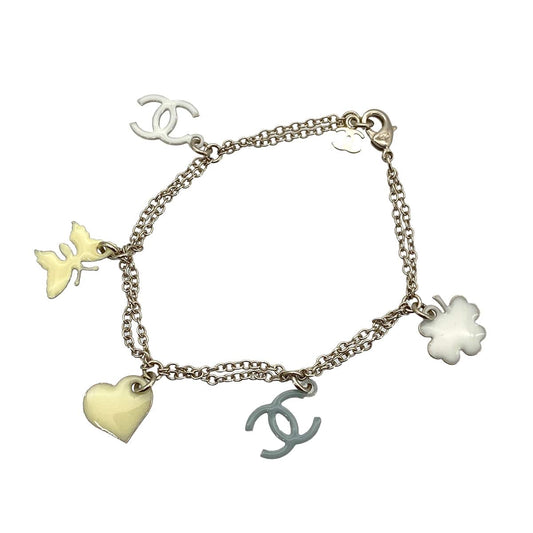 CHANEL BRACELET COCOMARK HEART CHARM ACCESSORY 08P 90259619