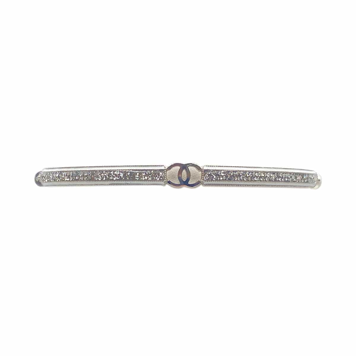 CHANEL NECKLACE CHOKER COCOMARK RHINESTONE FAKEPEARL ACCESSORY A25C 90270357