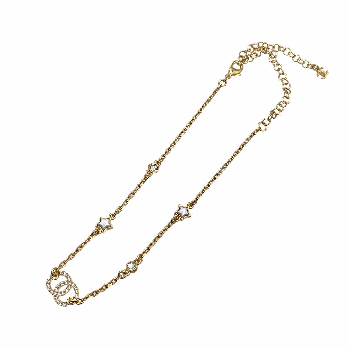 CHANEL NECKLACE COCOMARK RHINESTONE ACCESSORY B24C 90263117