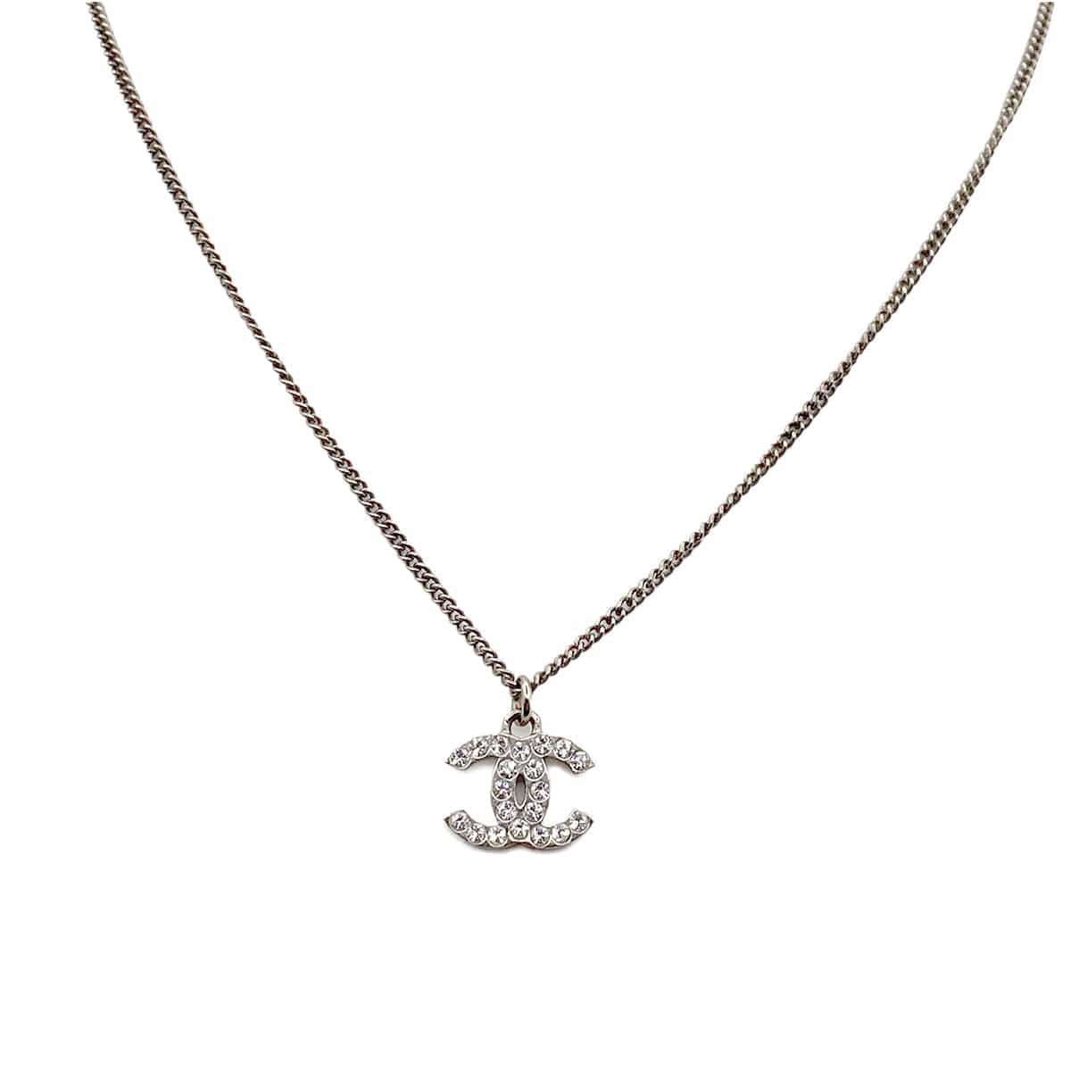 CHANEL NECKLACE COCOMARK RHINESTONE ACCESSORY F13V 90264540