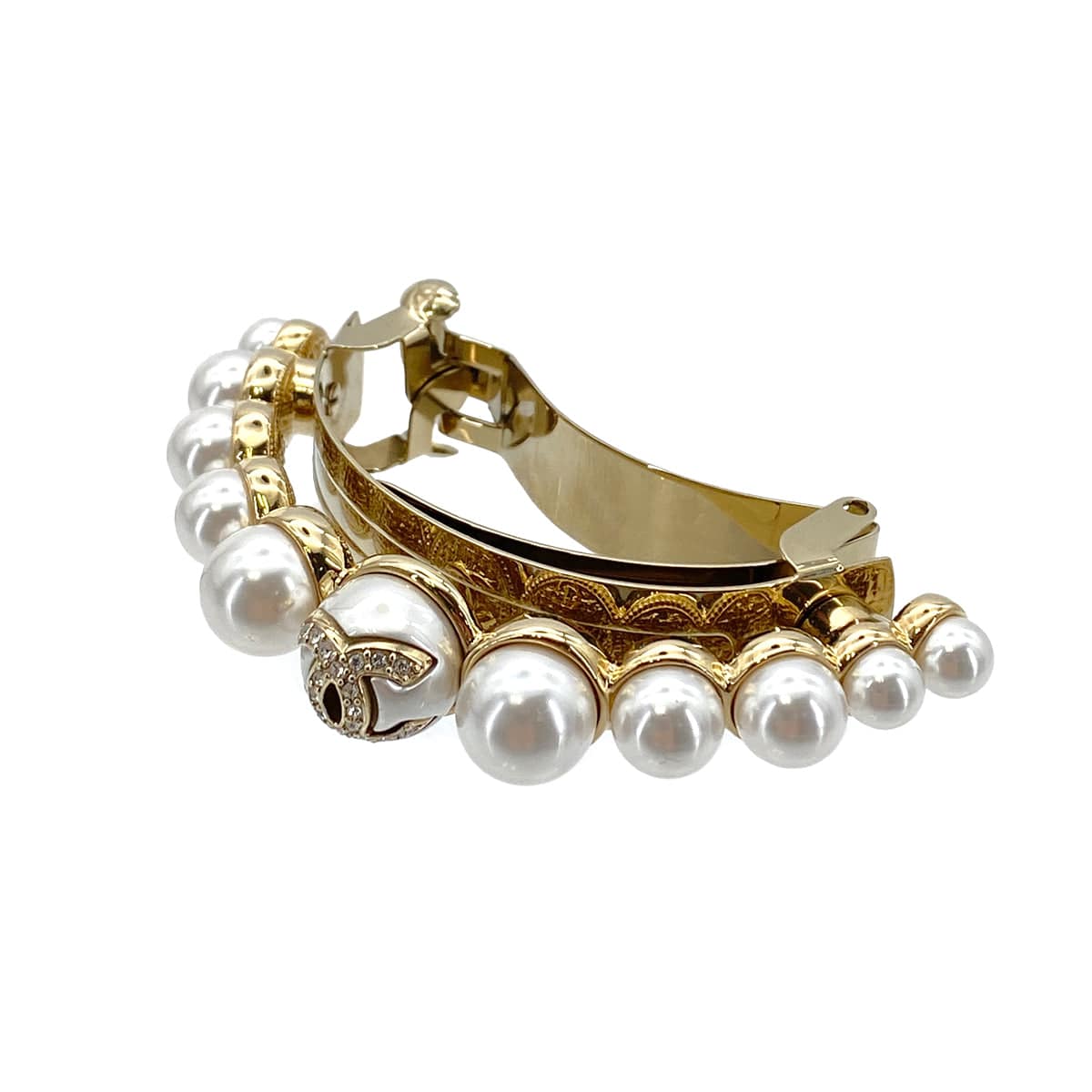 CHANEL VALLETTA COCOMARK FAKEPEARL ACCESSORY I22S 90264390