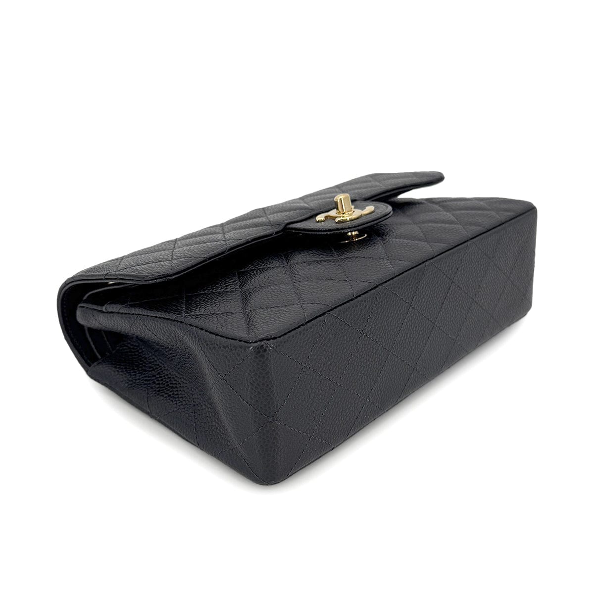 CHANEL VINTAGE CLASSIC FLAP SMALL BLACK CAVIAR SKIN 90267391