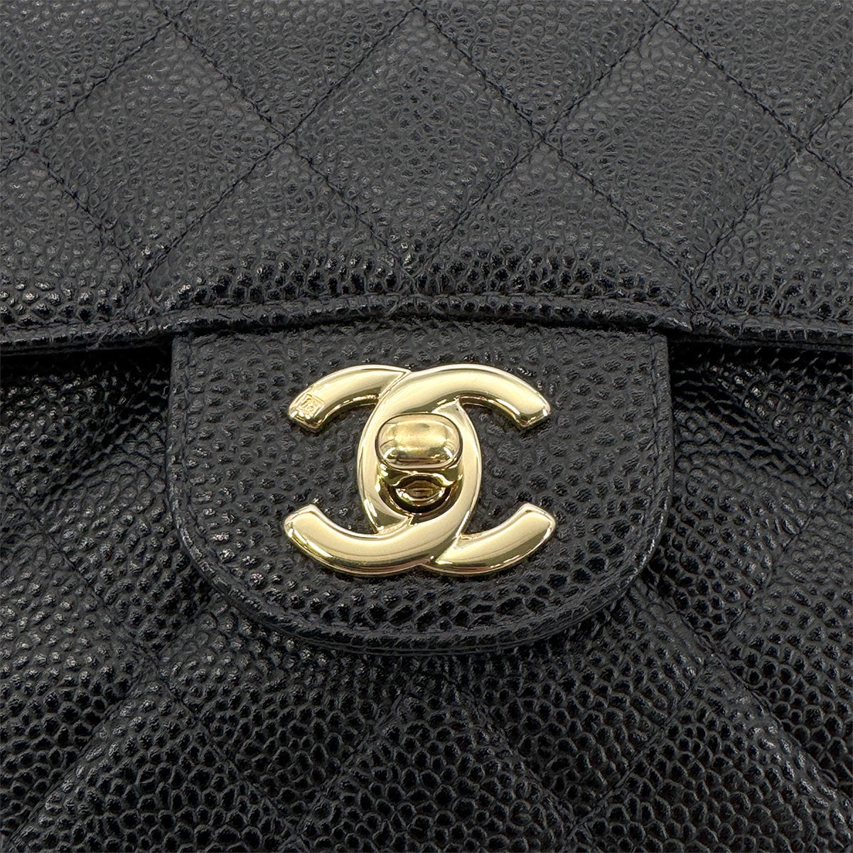 CHANEL VINTAGE CLASSIC FLAP SMALL BLACK CAVIAR SKIN 90267391