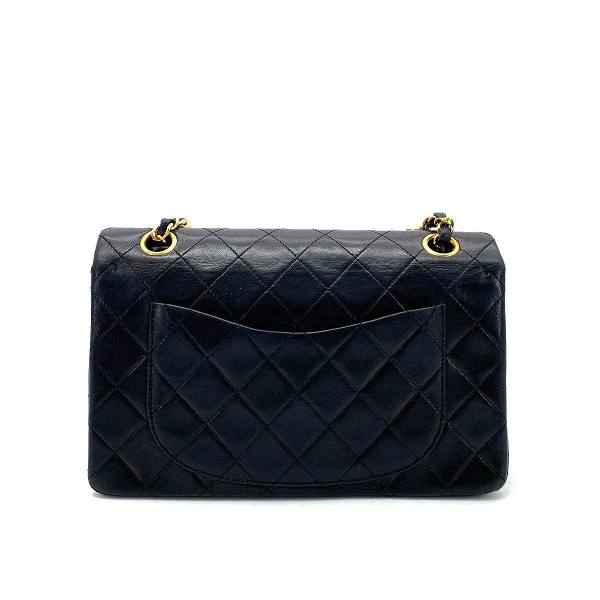 Chanel Vintage Classic Flap Small Black Lambskin #0 90255396