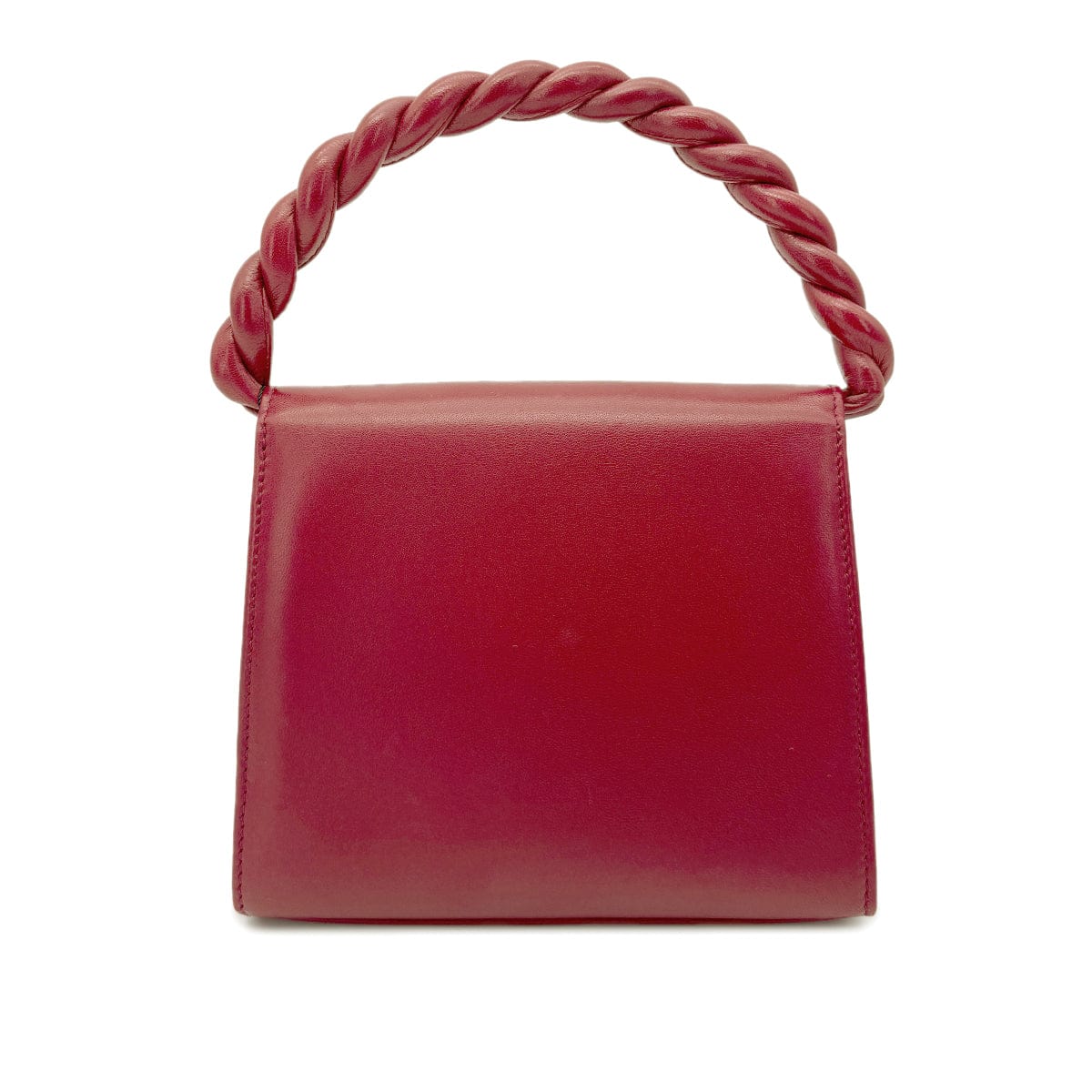 CHANEL VINTAGE HAND BAG RED LAMB SKIN 90268197