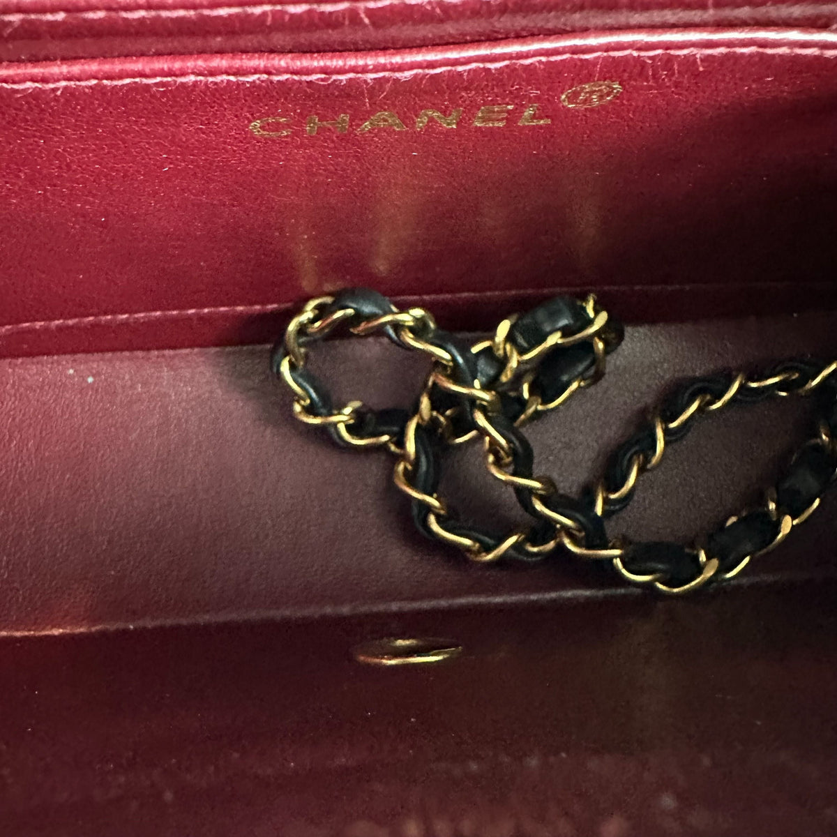 Diana Medium Black Lambskin Vintage GHW No 3