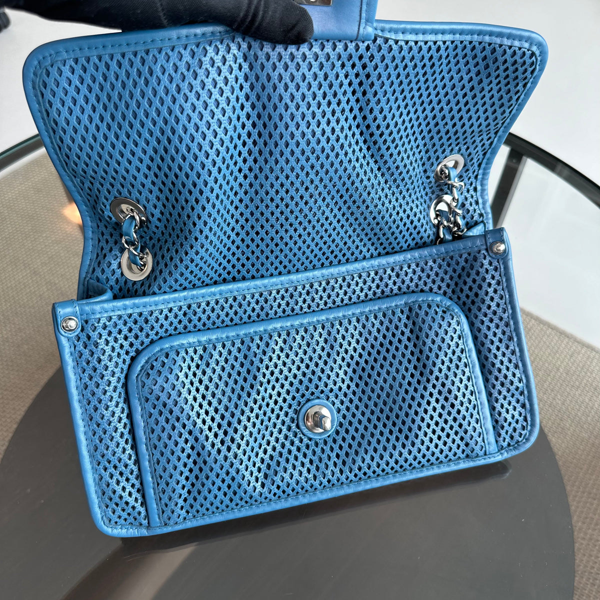 Flap Perforated French Riviera Up In The Air Blue SHW No 17