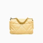 Chanel Small 19 Beige Quilted Lambskin Flap Bag Multicolor Hardware