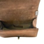 Chanel Small Brown Suede Leboy Flap Bag