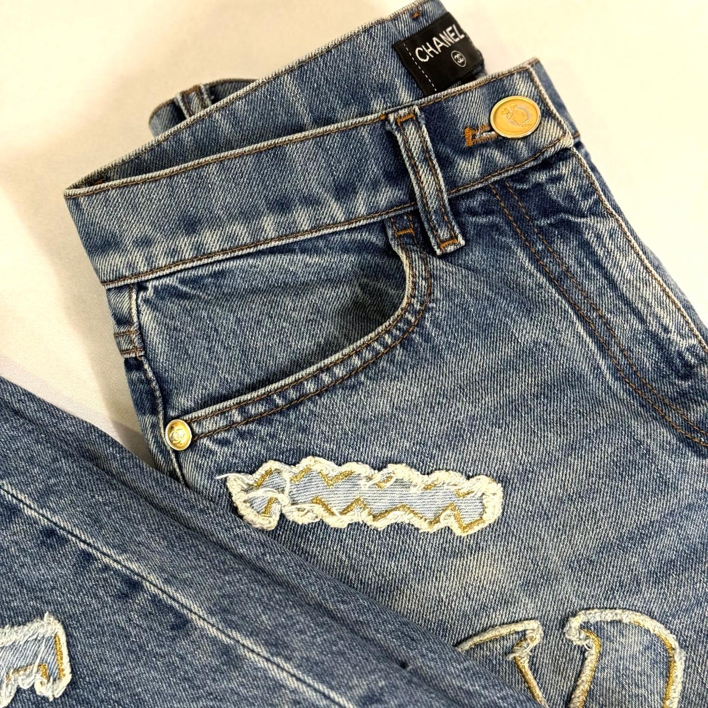 Chanel - Jeans Patchwork