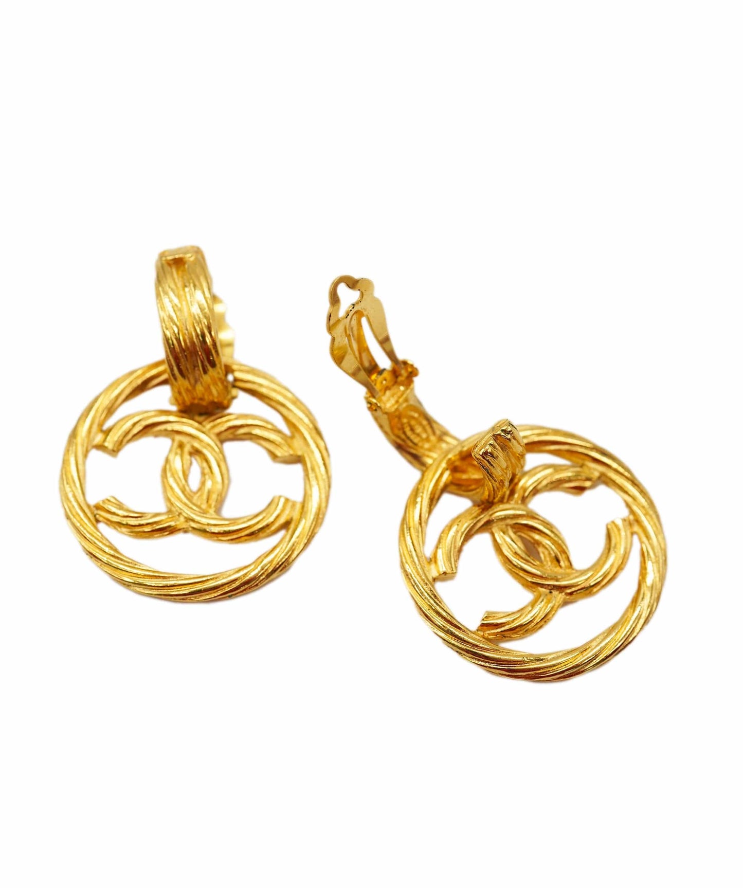 CHANEL CC 1993 CC 2 IN 1 EARRINGS ALC2084