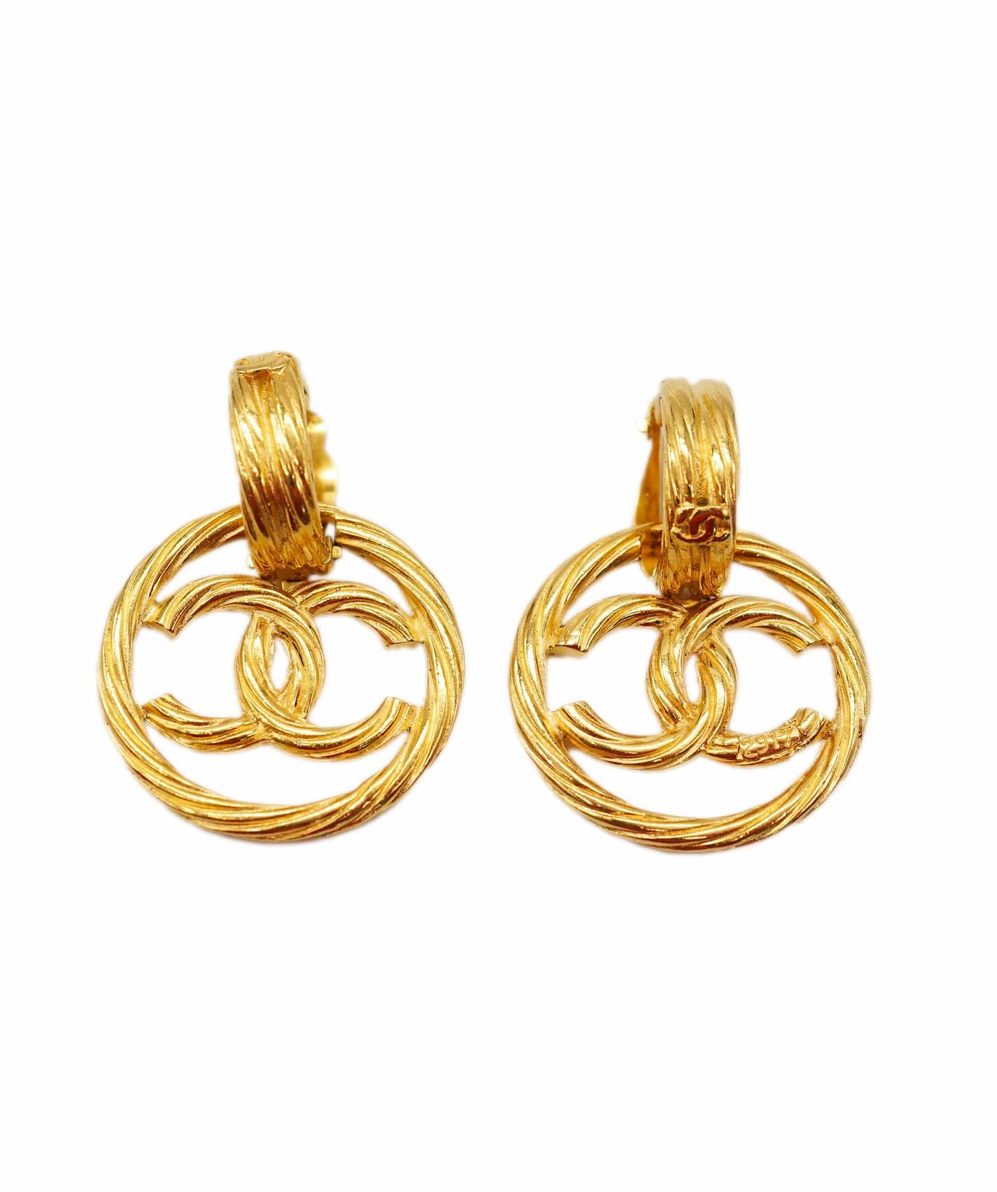 CHANEL CC 1993 CC 2 IN 1 EARRINGS ALC2084