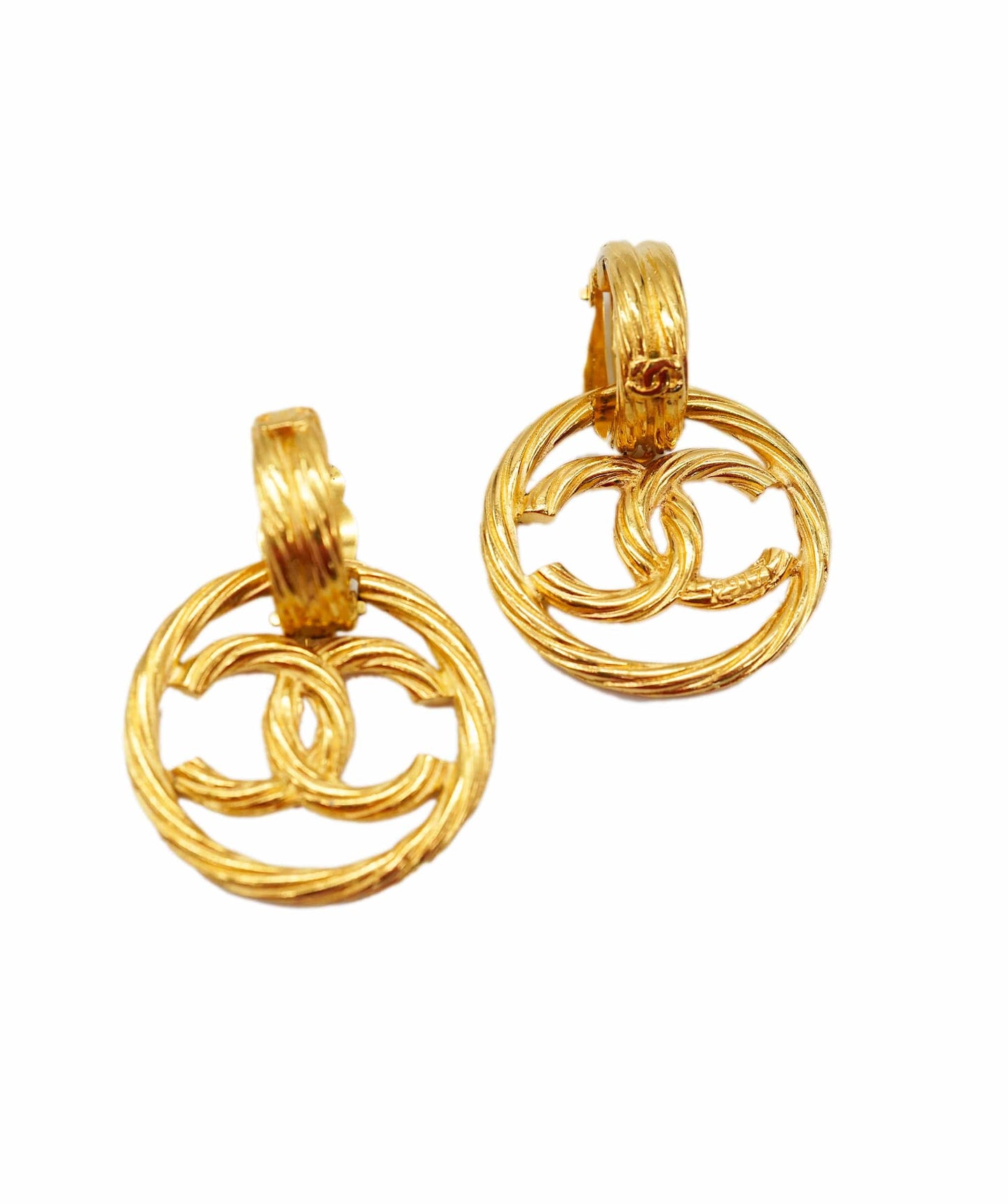 CHANEL CC 1993 CC 2 IN 1 EARRINGS ALC2084