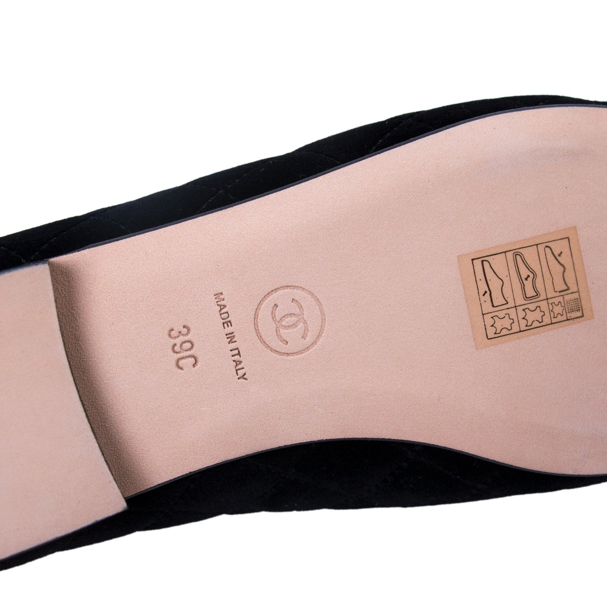 Chanel Quilted Velvet CC Loafers