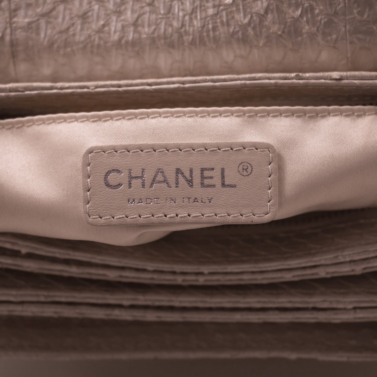 Chanel Python Mini Flap Bag