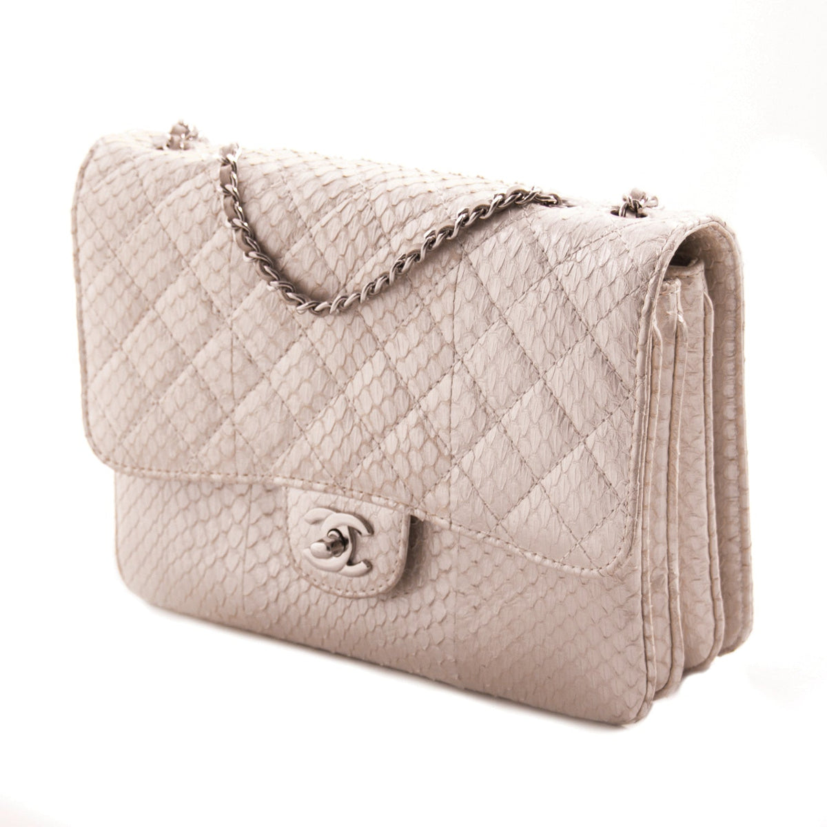 Chanel Python Mini Flap Bag