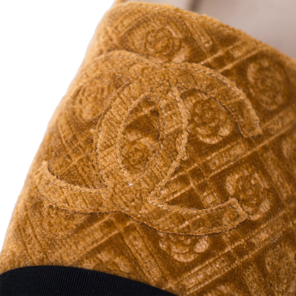 Chanel Velvet CC Espadrilles