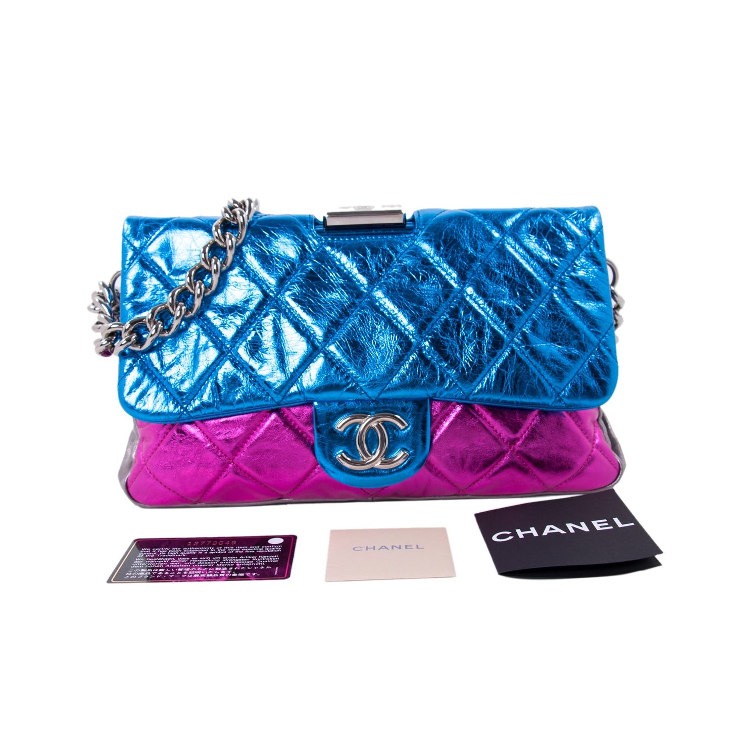 Chanel Glazed Multicolor Flap Bag