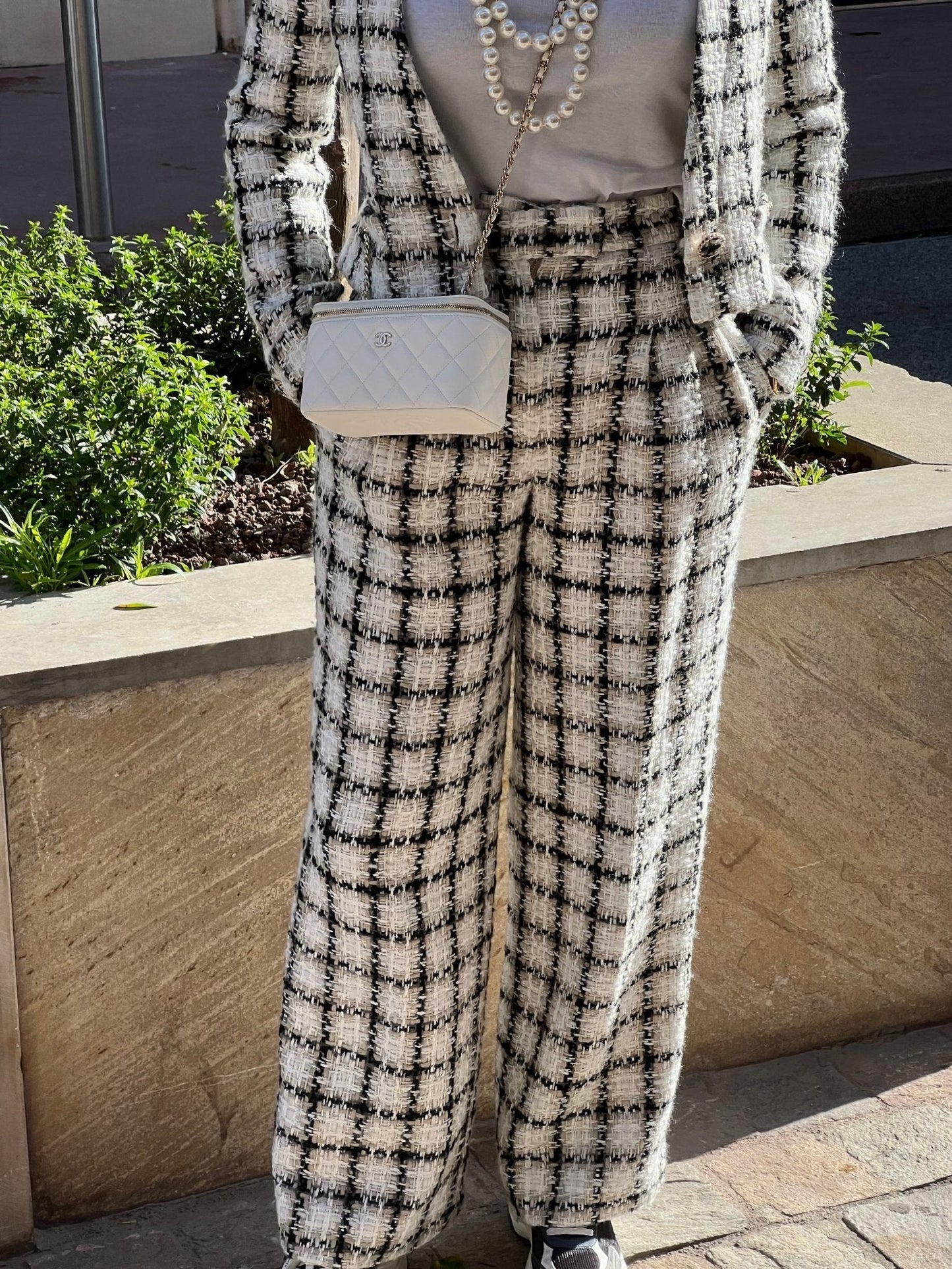 Chanel - Pantalon tweed T36