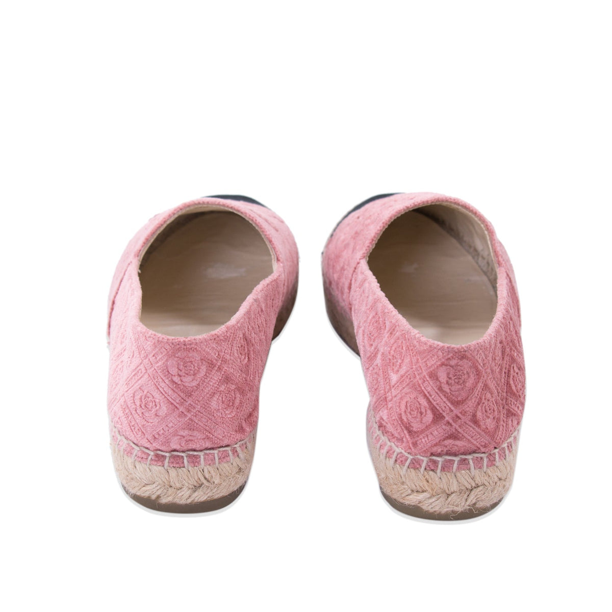 Chanel Velvet CC Espadrilles