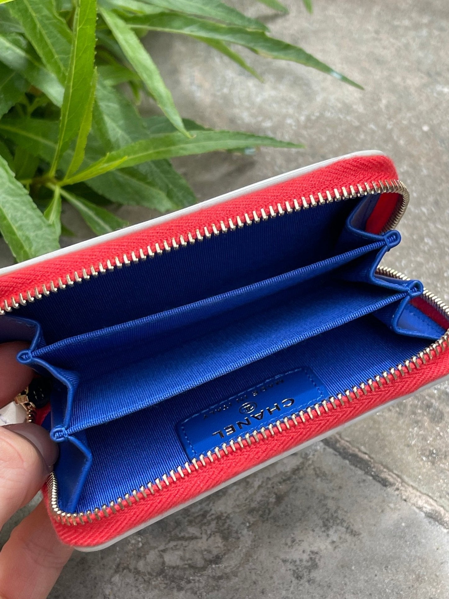 Chanel - Porte-monnaie tricolore édition spéciale