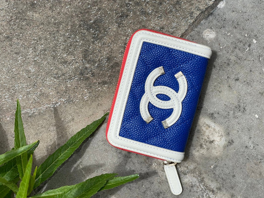 Chanel - Porte-monnaie tricolore édition spéciale
