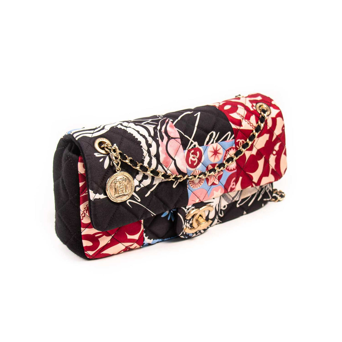 Chanel Printed Medium Single Flap Bag