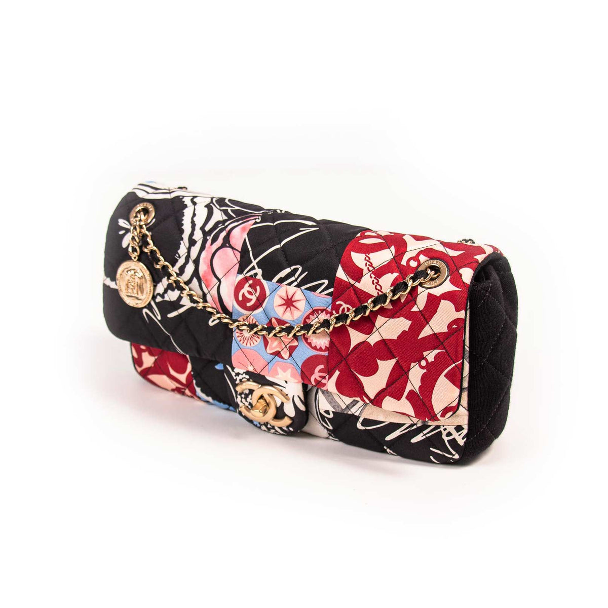 Chanel Printed Medium Single Flap Bag