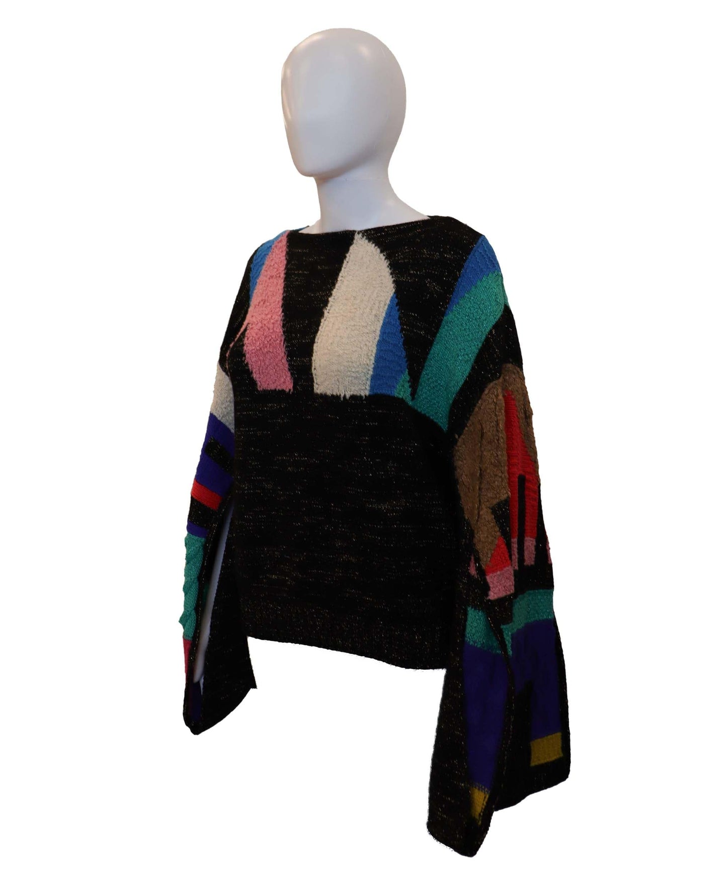 Chanel 19A Egypt Black MultiColor CHANEL Cashmere Sweater DXBK0305