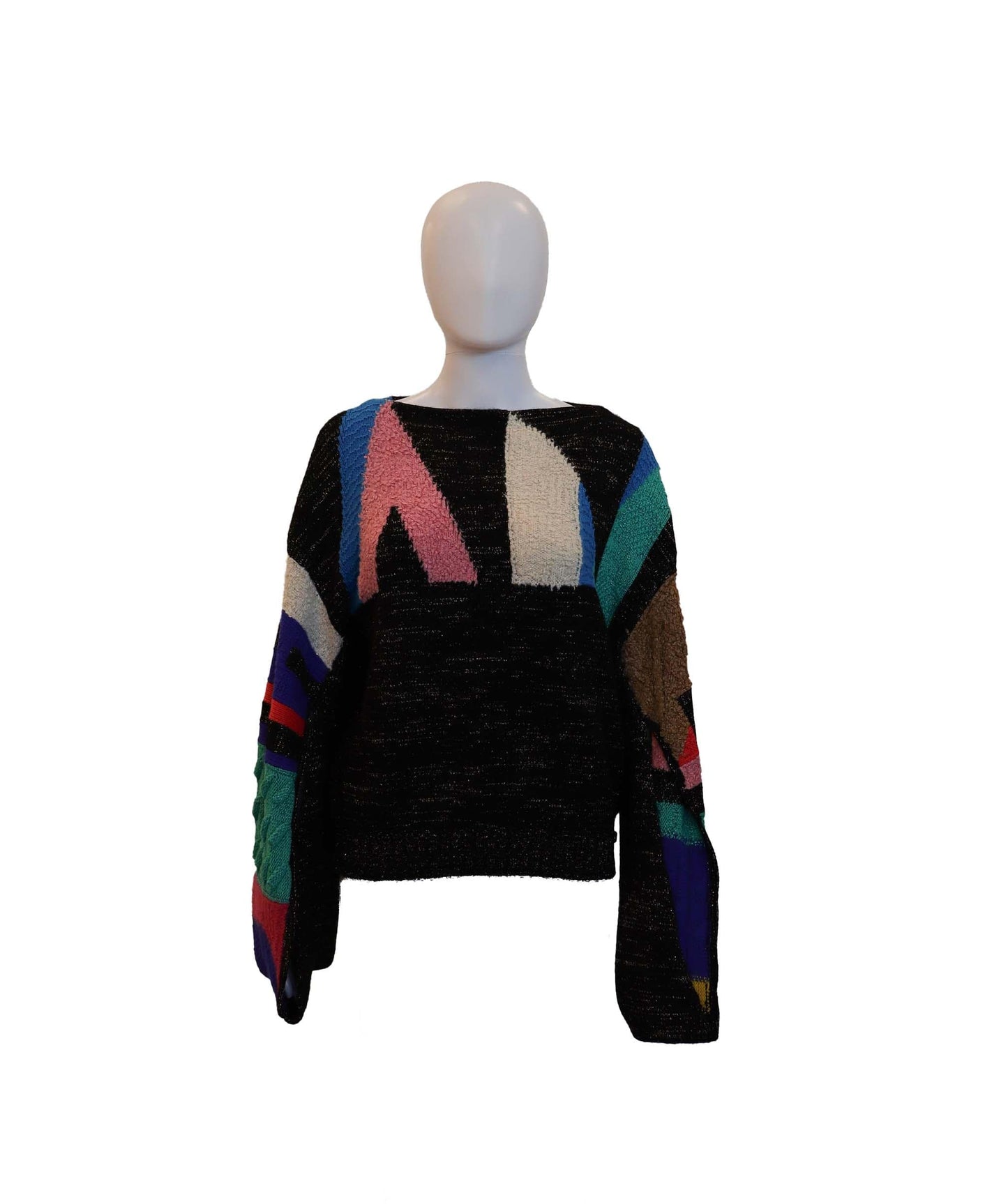 Chanel 19A Egypt Black MultiColor CHANEL Cashmere Sweater DXBK0305