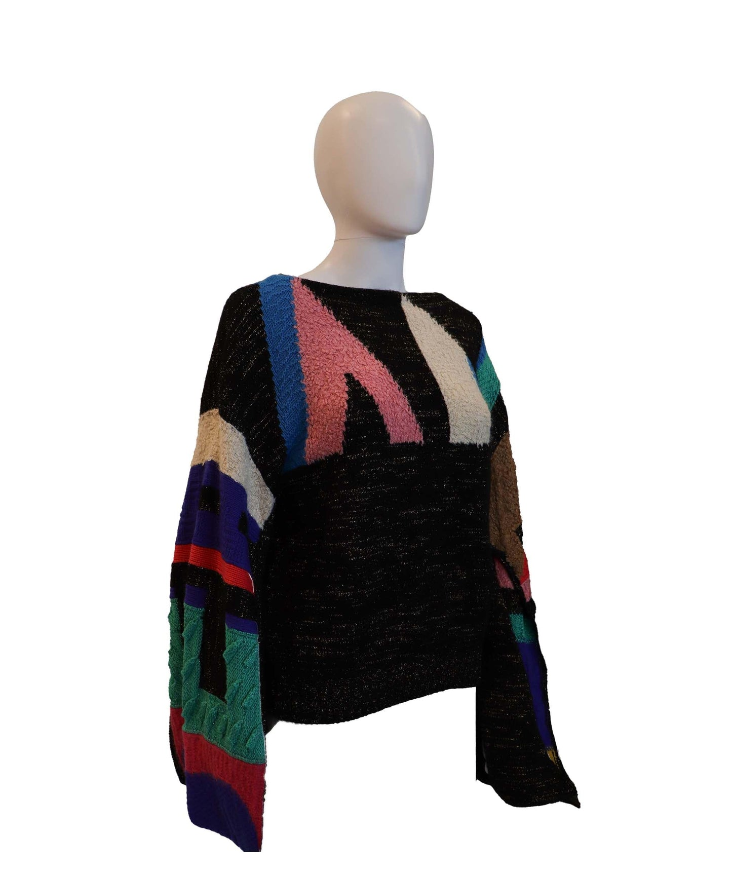 Chanel 19A Egypt Black MultiColor CHANEL Cashmere Sweater DXBK0305