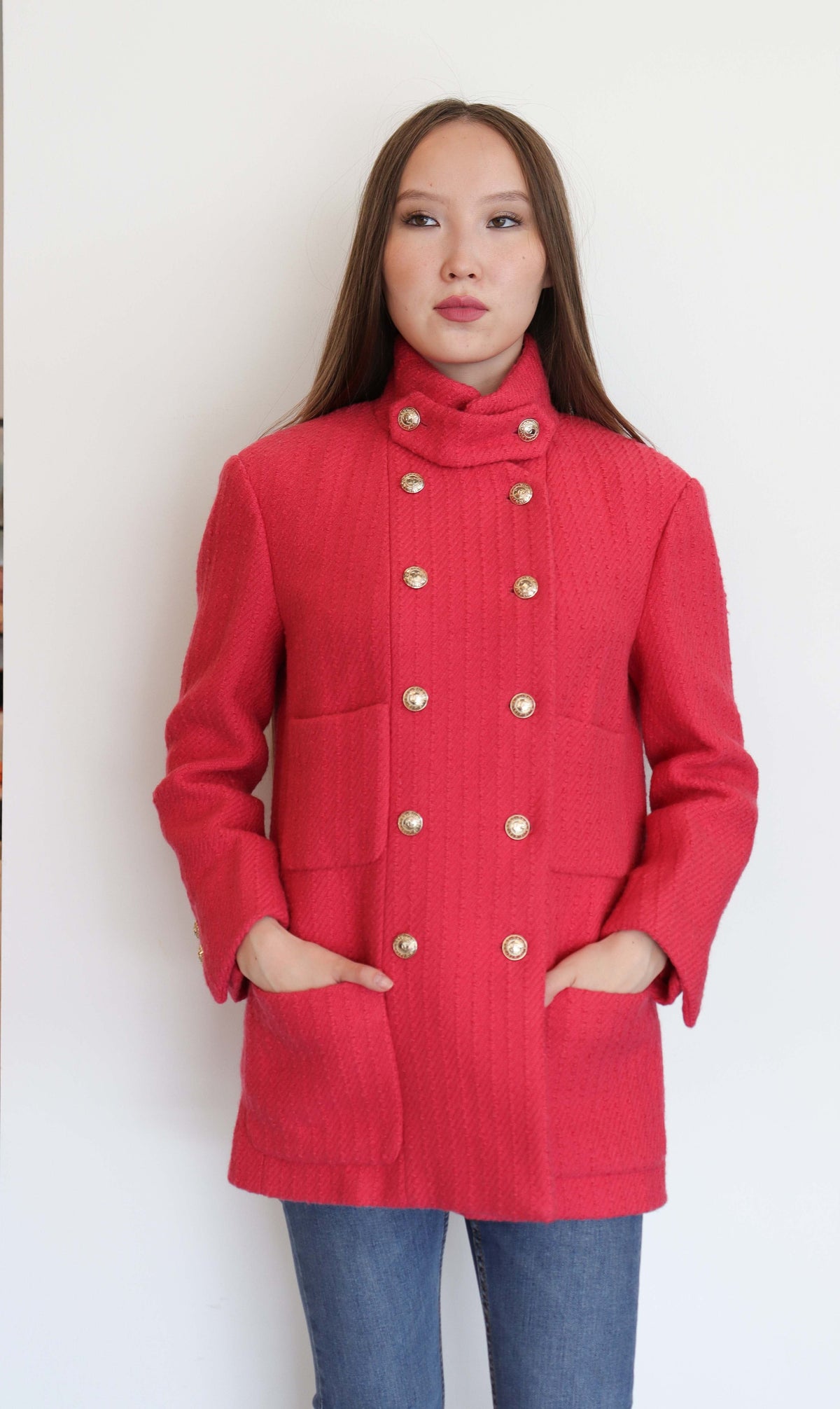 chanel raspberry pink  2020 jacket  DXBS2454