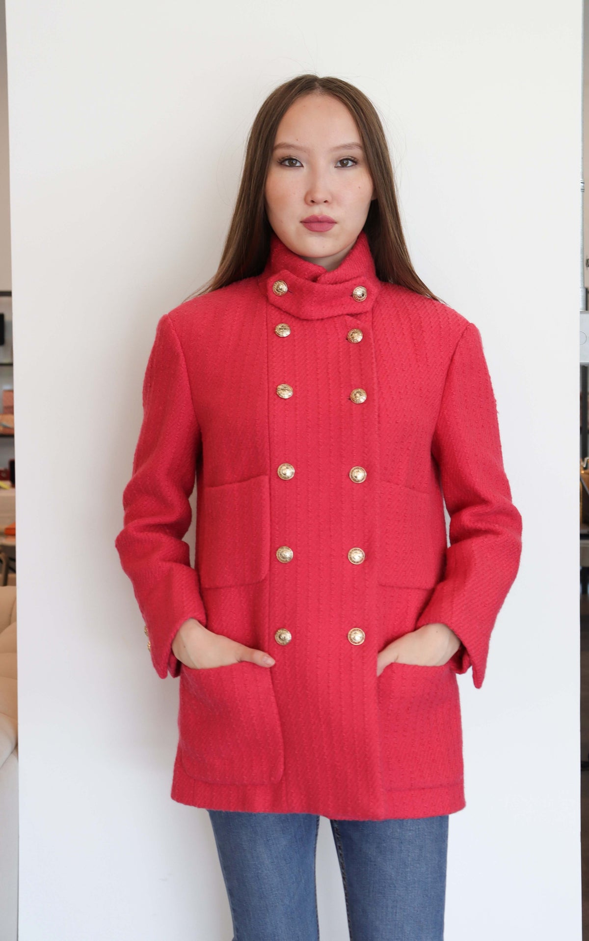 chanel raspberry pink  2020 jacket  DXBS2454