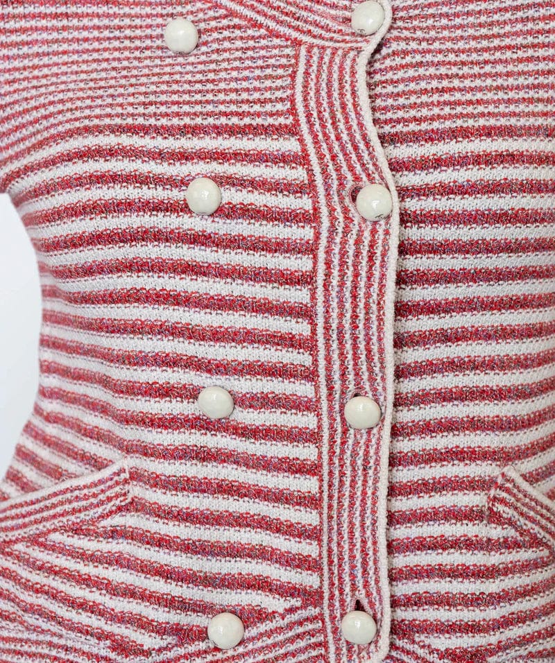 Chanel Red & White Blazer RJC4511
