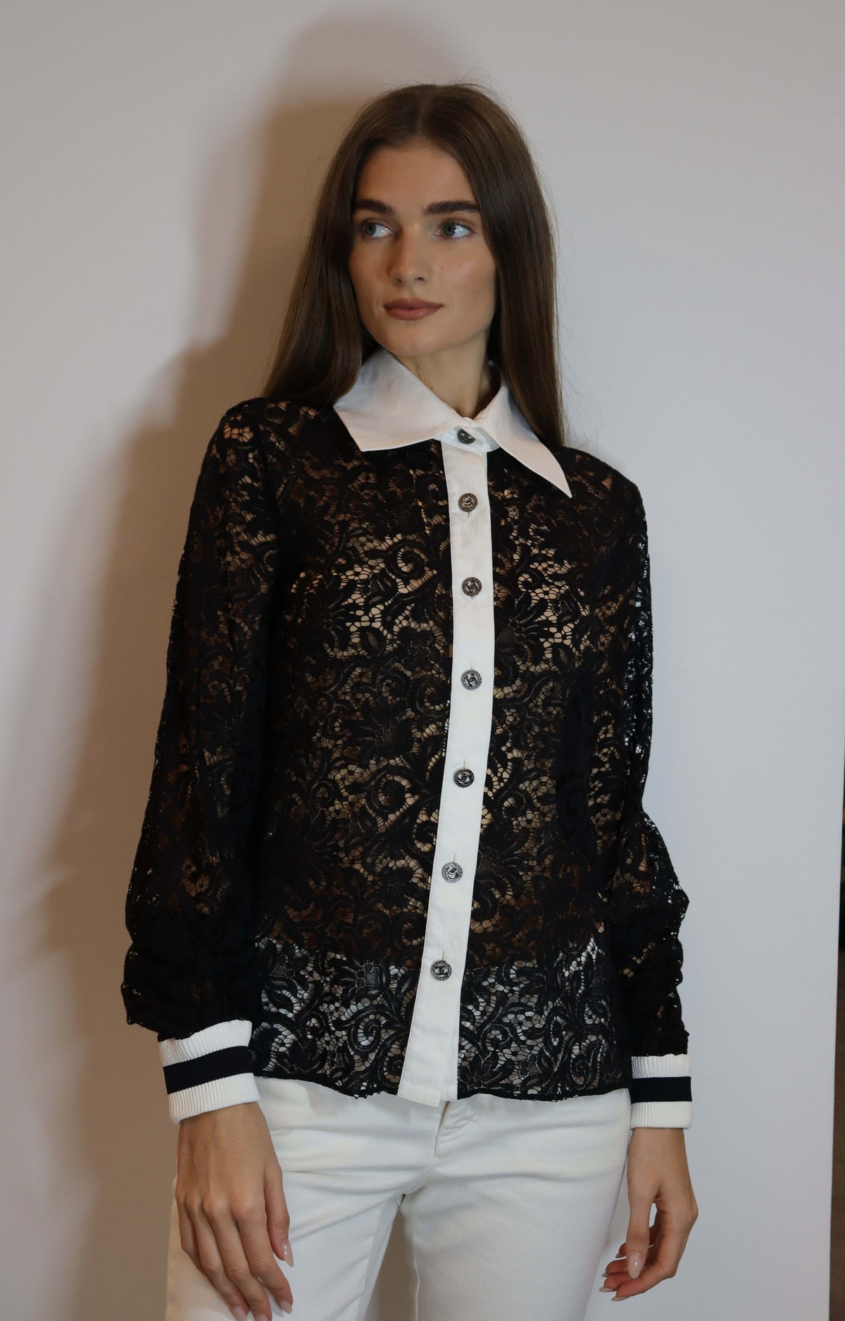 Chanel Shirt WW45657 Black DXBS2318