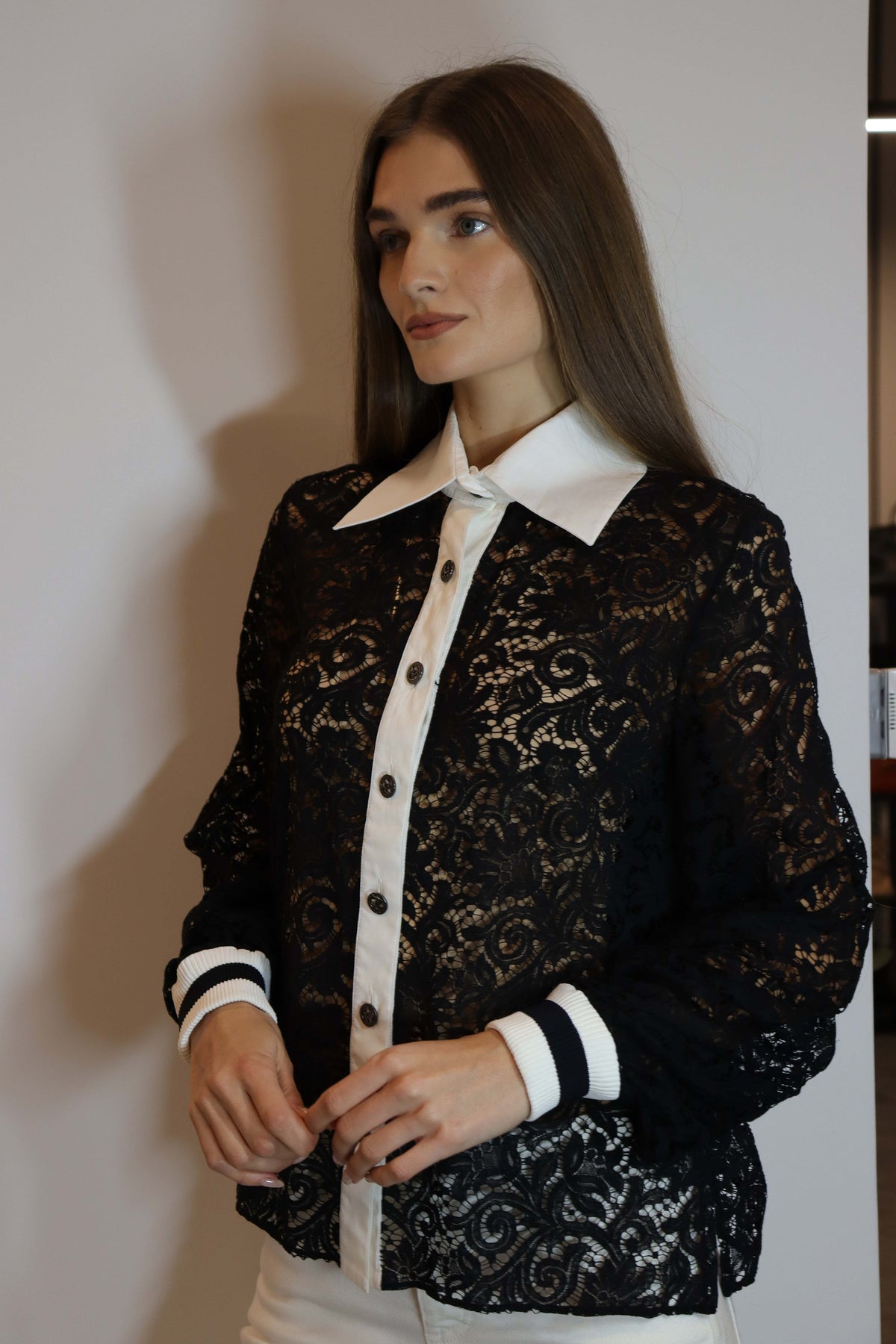 Chanel Shirt WW45657 Black DXBS2318