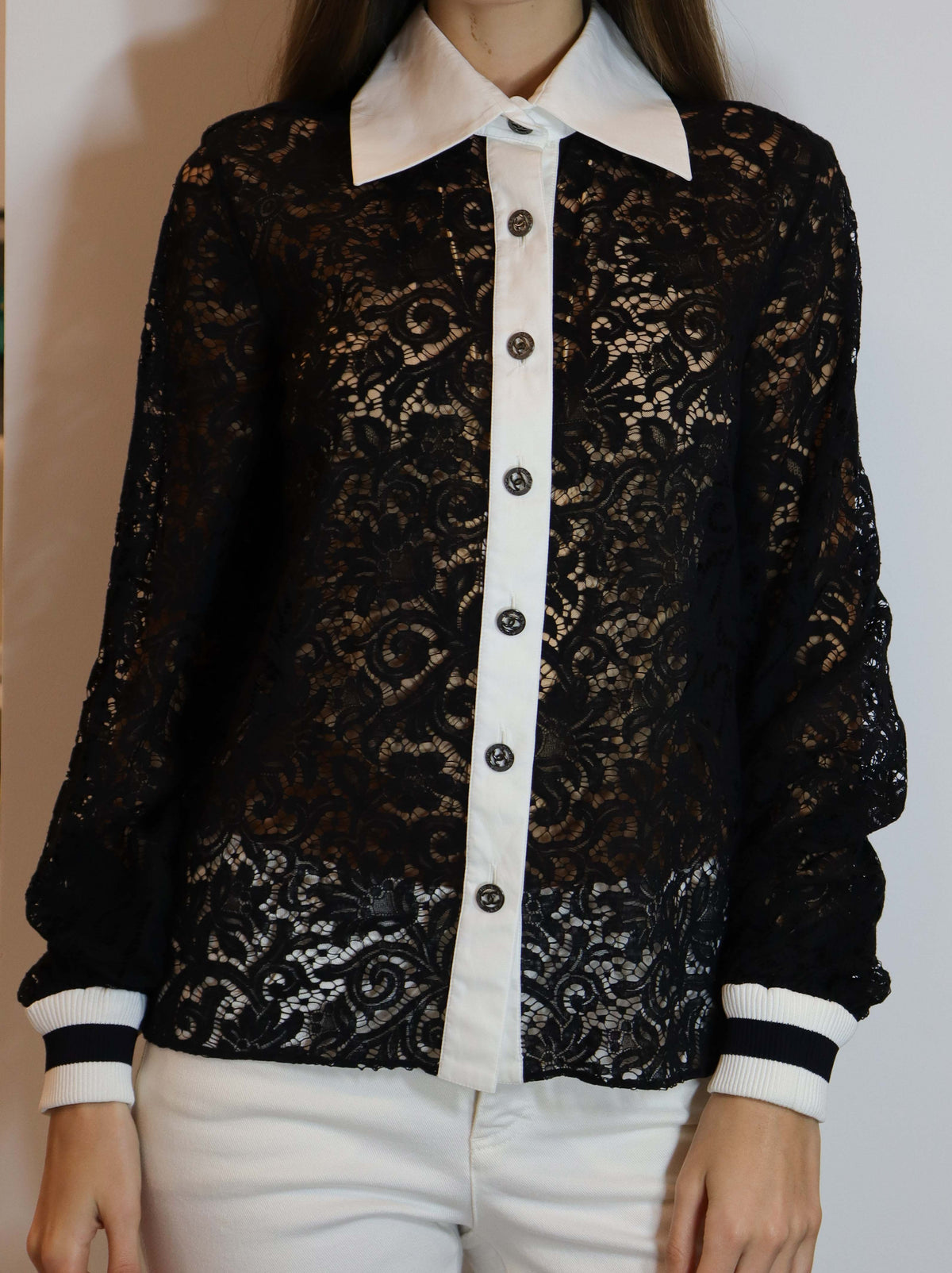 Chanel Shirt WW45657 Black DXBS2318