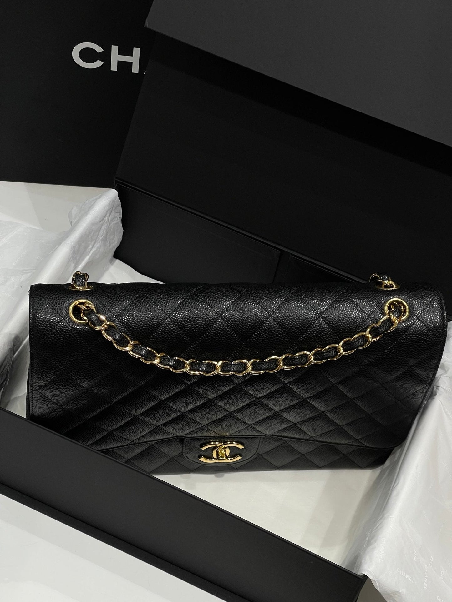 Chanel - Sac 11.12 Classique Maxi Jumbo