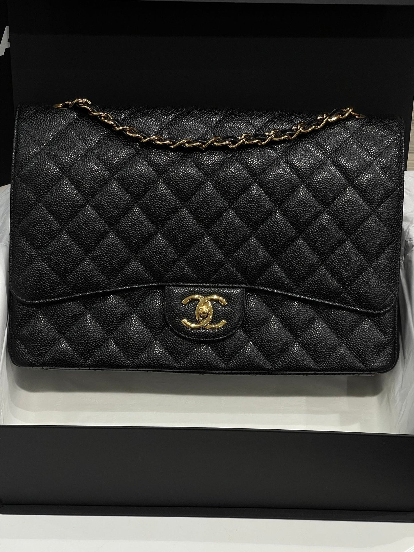 Chanel - Sac 11.12 Classique Maxi Jumbo