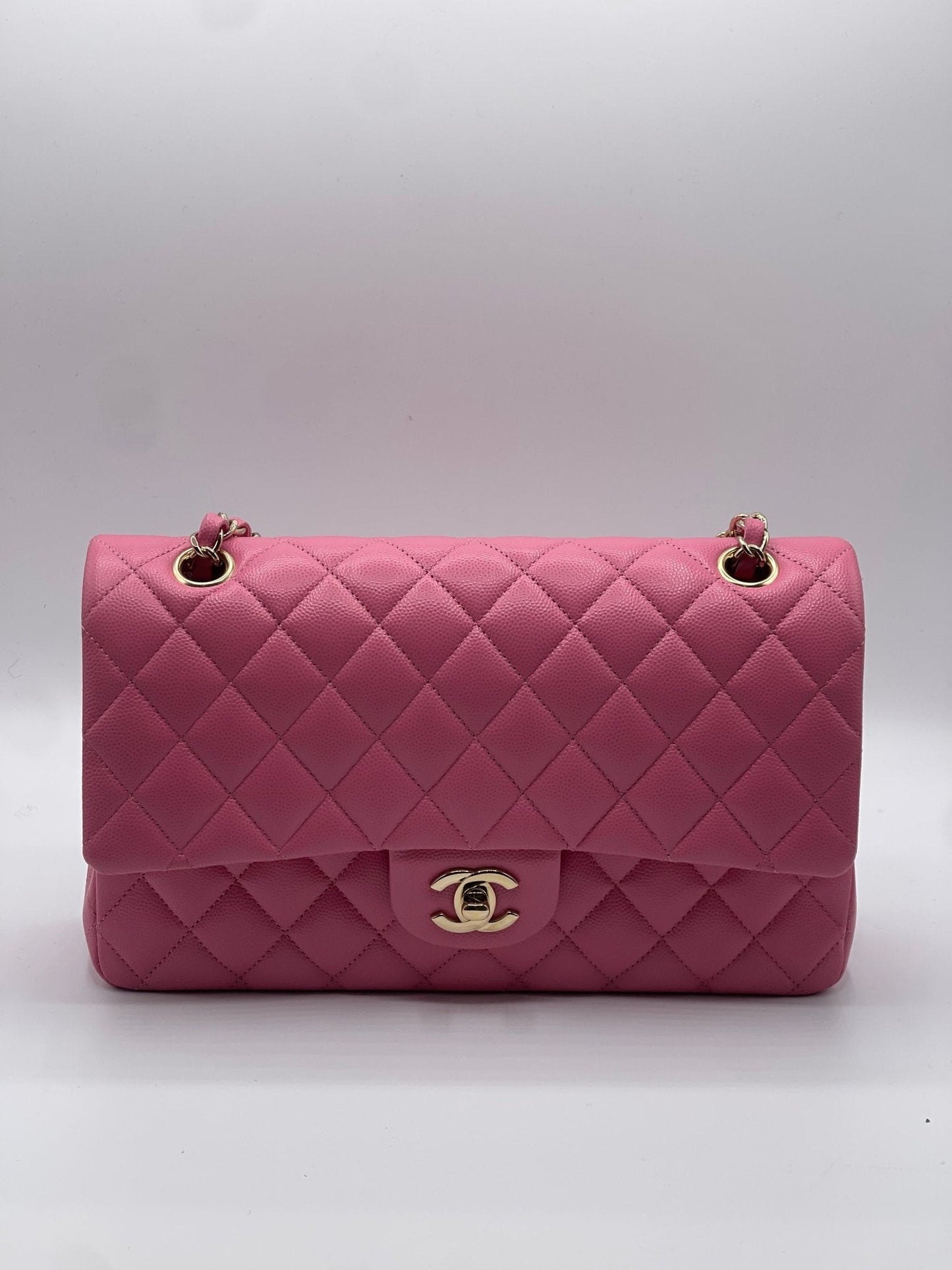 Chanel - Sac 11.12 classique Timeless 25 rose
