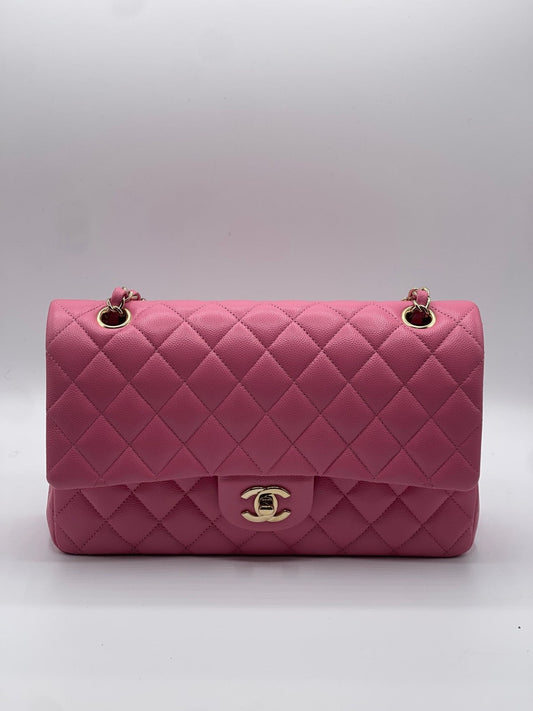 Chanel - Sac 11.12 classique Timeless 25 rose