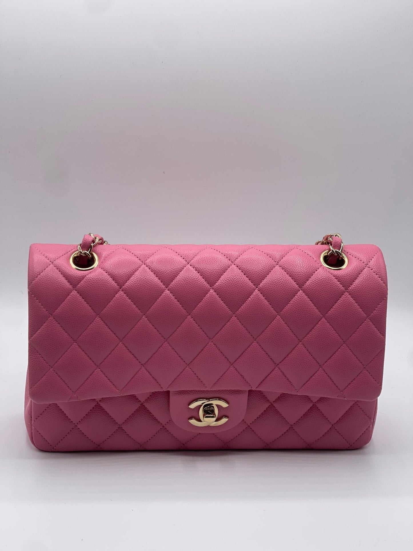 Chanel - Sac 11.12 classique Timeless 25 rose