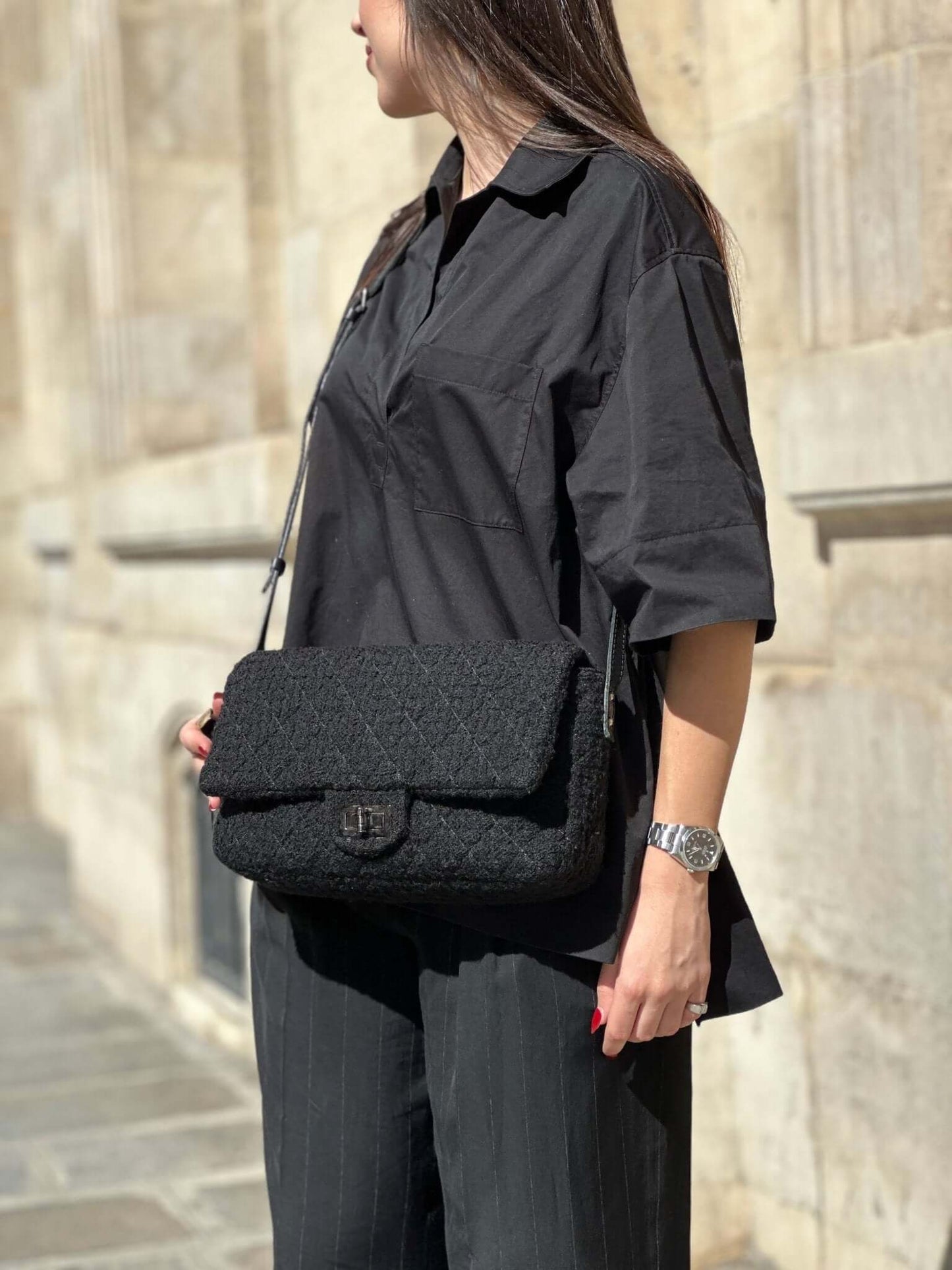 Chanel - Sac 2.55 en tweed