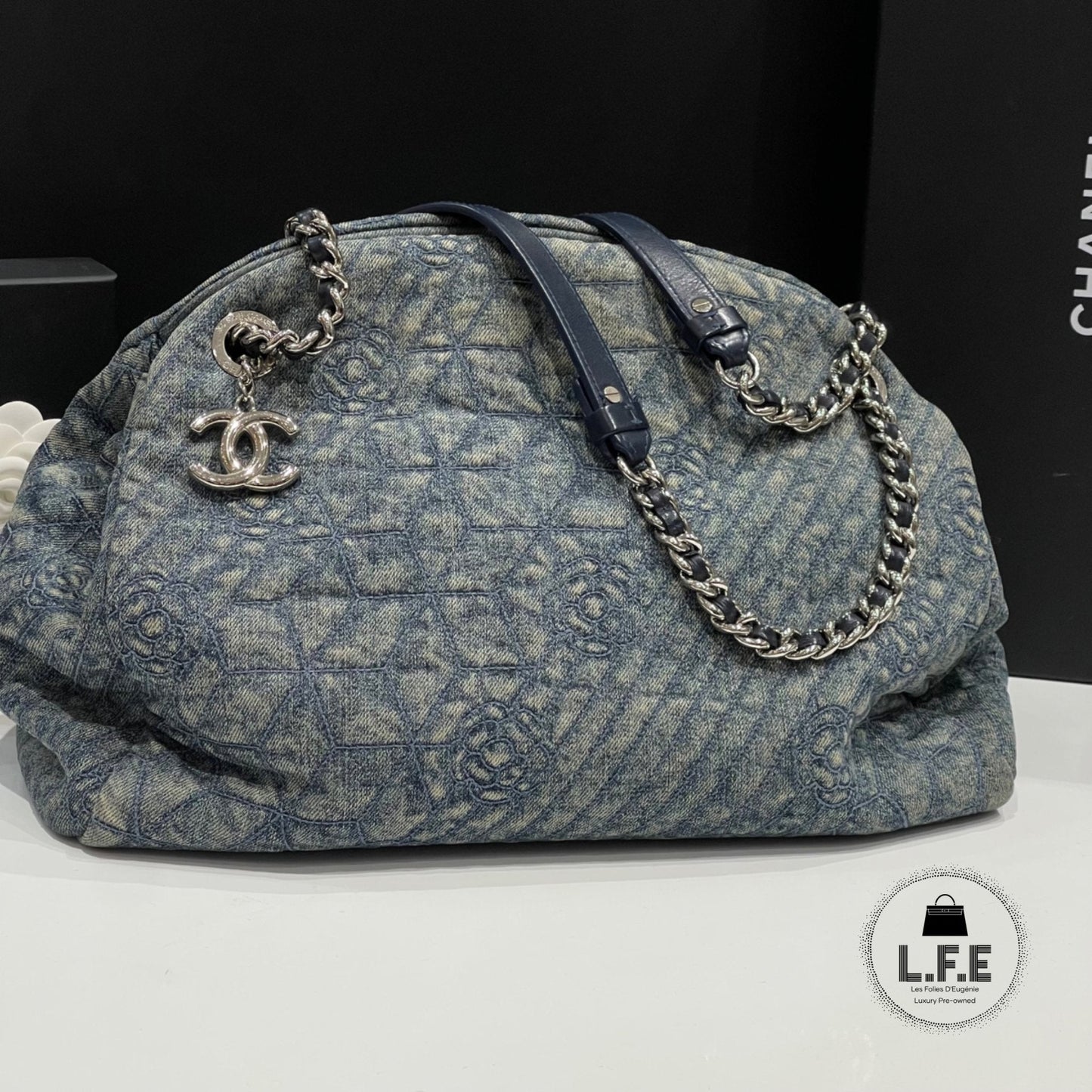 Chanel - Sac cabas mademoiselle PM denim