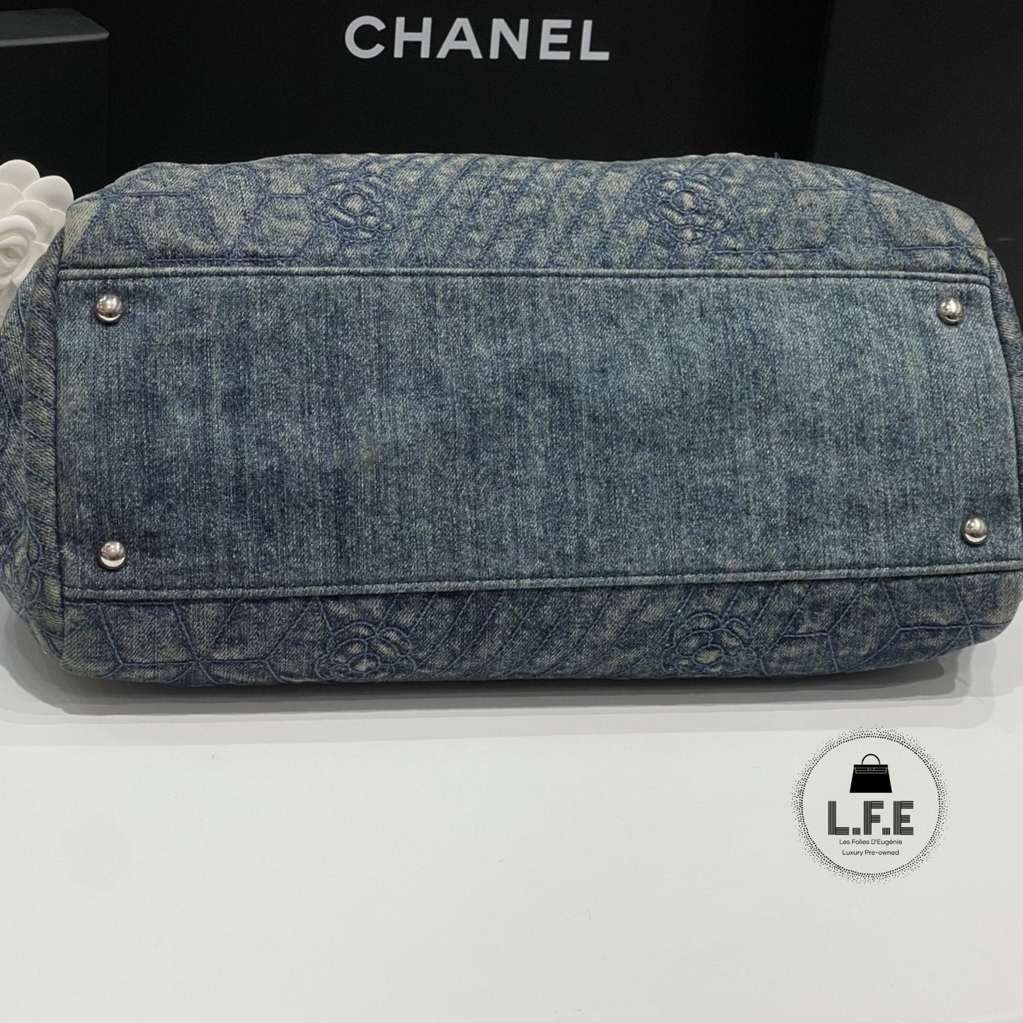 Chanel - Sac cabas mademoiselle PM denim